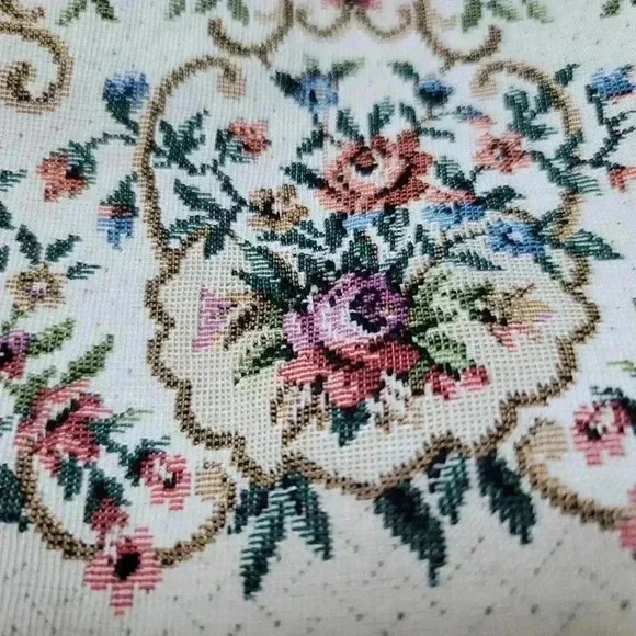 Buffums vintage tapestry small gold chain purse made in Hong 1950-60 Era… - Picture 4 of 9